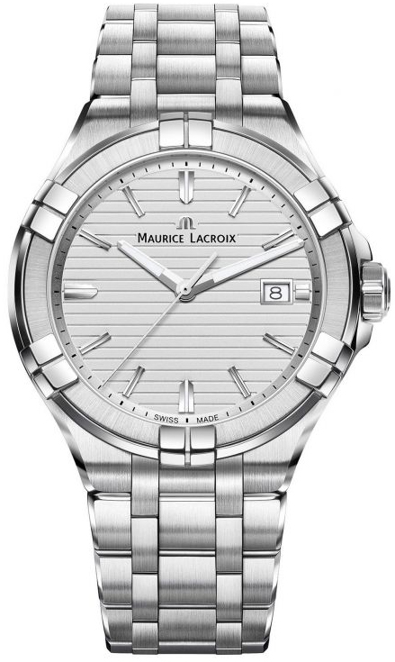 Maurice Lacroix Aikon AI1008-SS002-131-1 Maurice Lacroix Aikon AI1008-SS002-131-1Наручные часы<br>Швейцарские часы Maurice Lacroix Aikon AI1008-SS002-131-1<br><br>Пол: Мужские<br>Страна-производитель: Швейцария<br>Механизм: Кварцевый<br>Материал корпуса: Сталь<br>Материал ремня/браслета: Сталь<br>Водозащита, диапазон: None<br>Стекло: Сапфировое<br>Толщина корпуса: None<br>Стиль: None