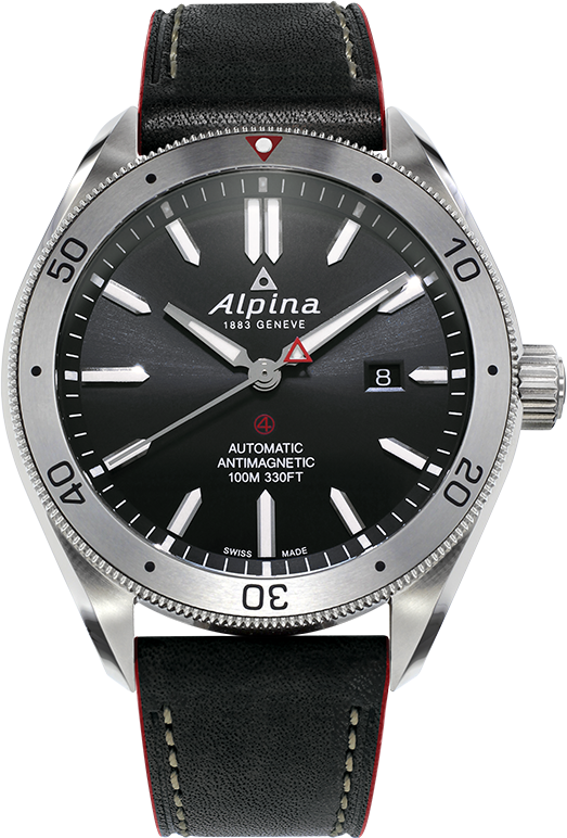 Alpina Alpiner AL-525BS5AQ6 Alpina Alpiner AL-525BS5AQ6Наручные часы<br>Швейцарские часы Alpina Alpiner AL-525BS5AQ6<br><br>Пол: Мужские<br>Страна-производитель: Швейцария<br>Механизм: Механический<br>Материал корпуса: Сталь<br>Материал ремня/браслета: Кожа<br>Водозащита, диапазон: None<br>Стекло: Сапфировое<br>Толщина корпуса: None<br>Стиль: None