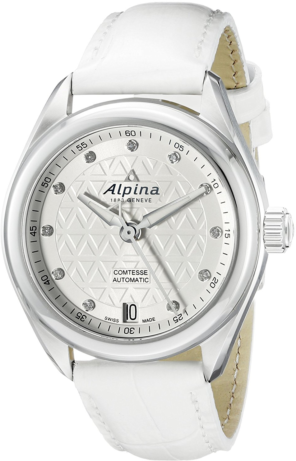 Alpina Comtesse AL-525STD2C6 Alpina Comtesse AL-525STD2C6Наручные часы<br>Швейцарские часы Alpina Comtesse AL-525STD2C6<br><br>Пол: Женские<br>Страна-производитель: Швейцария<br>Механизм: Механический<br>Материал корпуса: Сталь<br>Материал ремня/браслета: Кожа<br>Водозащита, диапазон: None<br>Стекло: Сапфировое<br>Толщина корпуса: None<br>Стиль: None