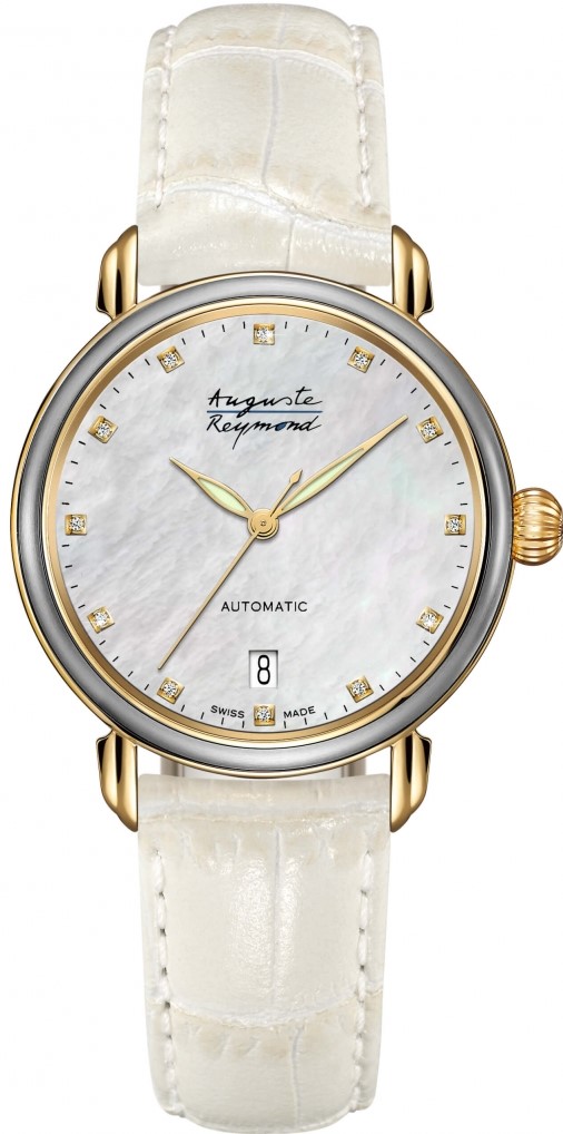Auguste Reymond AR64E1.3.327.3 Auguste Reymond AR64E1.3.327.3Наручные часы<br>Швейцарские часы Auguste Reymond Elegance AR64E1.3.327.3<br><br>Пол: Женские<br>Страна-производитель: Швейцария<br>Механизм: Механический<br>Материал корпуса: Сталь<br>Материал ремня/браслета: Кожа<br>Водозащита, диапазон: 20 - 100 м<br>Стекло: Сапфировое<br>Толщина корпуса: 9 мм<br>Стиль: Классика