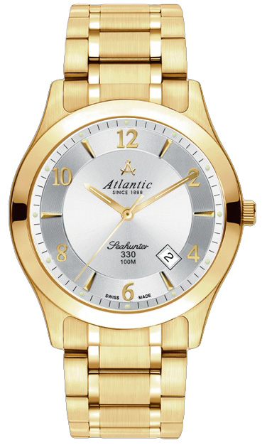 Atlantic Seahunter 31365.45.25 Atlantic Seahunter 31365.45.25Наручные часы<br>Швейцарские часы Atlantic Seahunter 31365.45.25Часы входят в модельный ряд коллекции Seahunter. Это великолепные женские часы. Материал корпуса часов — сталь. Стекло - сапфировое. Водозащита этих часов 100 м. Цвет циферблата - черный. Циферблат часов содержит часы, минуты, секунды. В этих часах используются такие усложнения как дата, . Часы обладают корпусом 28мм.<br><br>Пол: Женские<br>Страна-производитель: None<br>Механизм: Кварцевый<br>Материал корпуса: Сталь<br>Материал ремня/браслета: Сталь<br>Водозащита, диапазон: None<br>Стекло: Сапфировое<br>Толщина корпуса: 7<br>Стиль: Классика