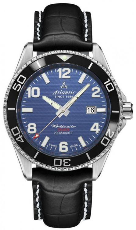 Atlantic Worldmaster 55370.47.55S Atlantic Worldmaster 55370.47.55SНаручные часы<br>Швейцарские часы Atlantic Worldmaster 55370.47.55S<br><br>Пол: Мужские<br>Страна-производитель: Швейцария<br>Механизм: Кварцевый<br>Материал корпуса: Сталь<br>Материал ремня/браслета: Кожа<br>Водозащита, диапазон: 200 - 800 м<br>Стекло: Сапфировое<br>Толщина корпуса: None<br>Стиль: Спорт
