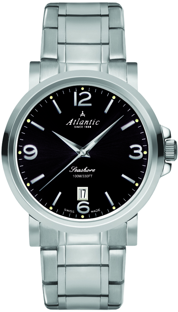 Atlantic Seashore 72365.41.65 Atlantic Seashore 72365.41.65Наручные часы<br>Швейцарские часы Atlantic Seashore 72365.41.65<br><br>Пол: Мужские<br>Страна-производитель: Швейцария<br>Механизм: Кварцевый<br>Материал корпуса: Сталь<br>Материал ремня/браслета: Сталь<br>Водозащита, диапазон: 100 - 150 м<br>Стекло: Сапфировое<br>Толщина корпуса: None<br>Стиль: Классика