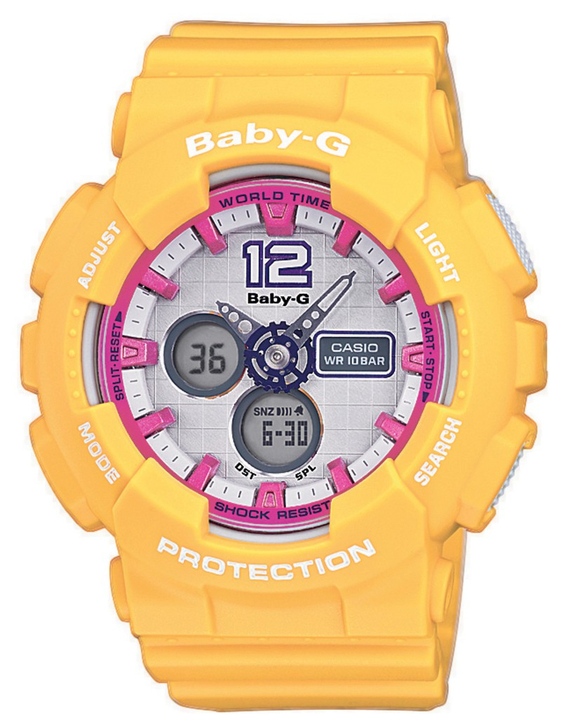 Casio Baby-G BA-120-9B Casio Baby-G BA-120-9BНаручные часы<br>Японские часы Casio Baby-G BA-120-9B<br><br>Пол: Женские<br>Страна-производитель: Япония<br>Механизм: Кварцевый<br>Материал корпуса: Пластик<br>Материал ремня/браслета: Каучук<br>Водозащита, диапазон: None<br>Стекло: Минеральное<br>Толщина корпуса: 15,8 мм<br>Стиль: None