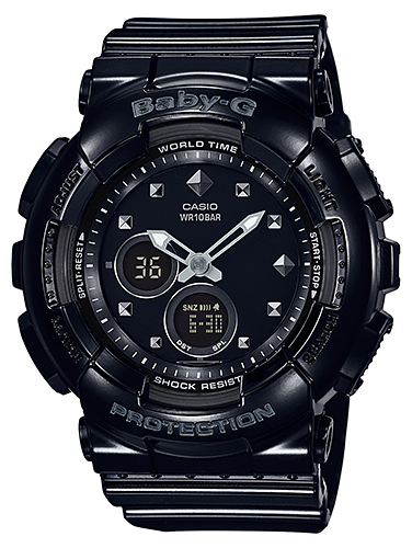 Casio Baby-G BA-125-1A Casio Baby-G BA-125-1AНаручные часы<br>Японские часы Casio Baby-G BA-125-1A<br><br>Пол: Женские<br>Страна-производитель: Япония<br>Механизм: Кварцевый<br>Материал корпуса: Пластик<br>Материал ремня/браслета: Каучук<br>Водозащита, диапазон: None<br>Стекло: Минеральное<br>Толщина корпуса: 15,8 мм<br>Стиль: None