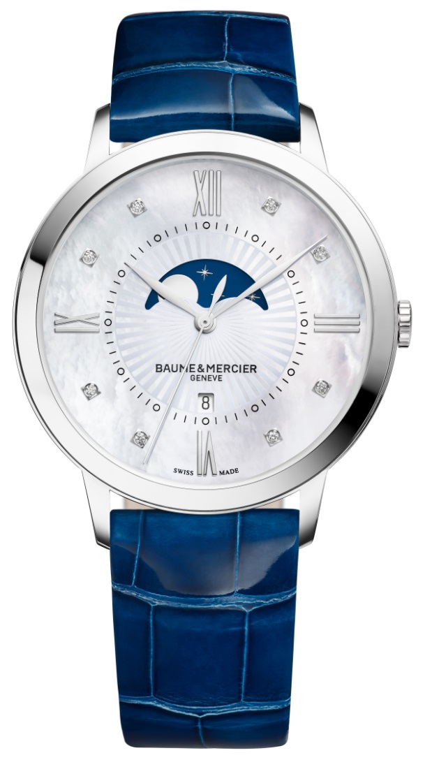 Baume&Mercier Classima MOA10226 Baume&Mercier Classima MOA10226Наручные часы<br>Швейцарские часы Baume&Mercier Classima MOA10226<br><br>Пол: Женские<br>Страна-производитель: Швейцария<br>Механизм: Кварцевый<br>Материал корпуса: Сталь<br>Материал ремня/браслета: Кожа<br>Водозащита, диапазон: 20 - 100 м<br>Стекло: Сапфировое<br>Толщина корпуса: None<br>Стиль: Классика
