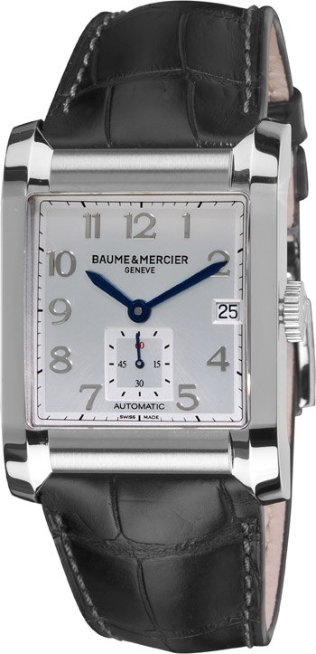 Baume&Mercier Hampton MOA10026 Baume&Mercier Hampton MOA10026Наручные часы<br>Швейцарские часы Baume&Mercier Hampton MOA10026Данная модель входит в коллекцию Hampton. Это стильные Мужские часы. Материал корпуса часов — Сталь. Ремень — Кожа. В этой модели стоит Сапфировое стекло. Водозащита этих часов 50 м.<br><br>Пол: Мужские<br>Страна-производитель: Швейцария<br>Механизм: Механический<br>Материал корпуса: Сталь<br>Материал ремня/браслета: Кожа<br>Водозащита, диапазон: 20 - 100 м<br>Стекло: Сапфировое<br>Толщина корпуса: None<br>Стиль: None