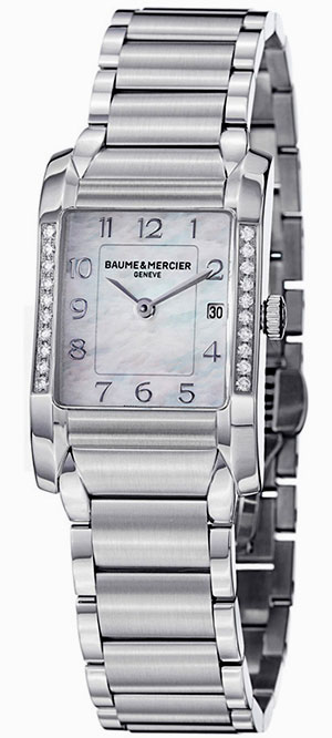 Baume&Mercier Hampton Lady MOA10051 Baume&Mercier Hampton Lady MOA10051Наручные часы<br>Швейцарские часы Baume&Mercier Hampton Lady MOA10051 Данная модель — яркий представитель коллекции Hampton Lady. Это Женские часы. Материал корпуса часов — Сталь. Браслет — Сталь. В этих часах используется Сапфировое стекло. Водозащита - 50 м.<br><br>Пол: Женские<br>Страна-производитель: Швейцария<br>Механизм: Кварцевый<br>Материал корпуса: Сталь<br>Материал ремня/браслета: Сталь<br>Водозащита, диапазон: 20 - 100 м<br>Стекло: Сапфировое<br>Толщина корпуса: 10 мм<br>Стиль: None