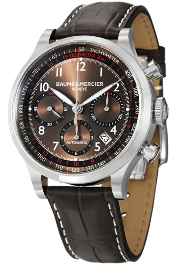 Baume&Mercier Capeland MOA10083 Baume&Mercier Capeland MOA10083Наручные часы<br>Швейцарские часы Baume&Mercier Capeland MOA10083Модель входит в коллекцию Capeland. Это настоящие Мужские часы. Материал корпуса часов — Сталь. Ремень — Кожа. Циферблат часов защищает Сапфировое стекло. Часы этой модели обладают водозащитой 50 м.<br><br>Пол: Мужские<br>Страна-производитель: Швейцария<br>Механизм: Механический<br>Материал корпуса: Сталь<br>Материал ремня/браслета: Кожа<br>Водозащита, диапазон: 20 - 100 м<br>Стекло: Сапфировое<br>Толщина корпуса: None<br>Стиль: None