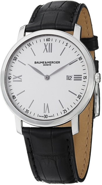 Baume&Mercier Classima Executives MOA10097 Baume&Mercier Classima Executives MOA10097Наручные часы<br>Швейцарские часы Baume&Mercier Classima Executives MOA10097<br><br>Пол: Мужские<br>Страна-производитель: Швейцария<br>Механизм: Кварцевый<br>Материал корпуса: Сталь<br>Материал ремня/браслета: Кожа<br>Водозащита, диапазон: 20 - 100 м<br>Стекло: Сапфировое<br>Толщина корпуса: 5 мм<br>Стиль: Классика