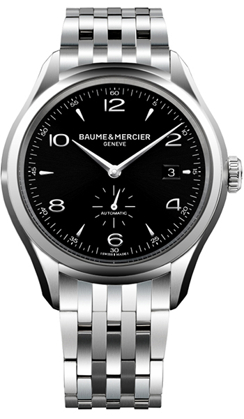 Baume&Mercier Clifton MOA10100 Baume&Mercier Clifton MOA10100Наручные часы<br>Швейцарские часы Baume&Mercier Clifton MOA10100Часы входят в модельный ряд коллекции Clifton. Это великолепные Мужские часы. Материал корпуса часов — Сталь. Браслет — Сталь. В этих часах используется Сапфировое стекло. Часы выдерживают давление на глубине 50 м.<br><br>Пол: Мужские<br>Страна-производитель: Швейцария<br>Механизм: Механический<br>Материал корпуса: Сталь<br>Материал ремня/браслета: Сталь<br>Водозащита, диапазон: 20 - 100 м<br>Стекло: Сапфировое<br>Толщина корпуса: None<br>Стиль: None