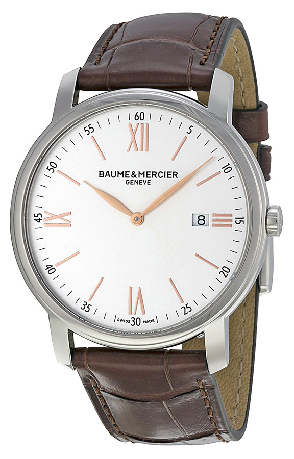 Baume&Mercier Classima MOA10144 Baume&Mercier Classima MOA10144Наручные часы<br>Швейцарские часы Baume&Mercier Classima MOA10144Данная модель — яркий представитель коллекции Classima. Это стильные мужские часы. Материал корпуса часов — сталь+золото. Стекло - сапфировое. Водозащита этой модели 50 м. Основной цвет циферблата белый. Циферблат модели содержит часы, минуты, секунды. В этой модели используются такие усложнения как дата, . Размер данной модели 41мм.<br><br>Пол: Мужские<br>Страна-производитель: None<br>Механизм: Кварцевый<br>Материал корпуса: Сталь+золото<br>Материал ремня/браслета: Сталь+золото<br>Водозащита, диапазон: None<br>Стекло: Сапфировое<br>Толщина корпуса: 6 мм<br>Стиль: Классика