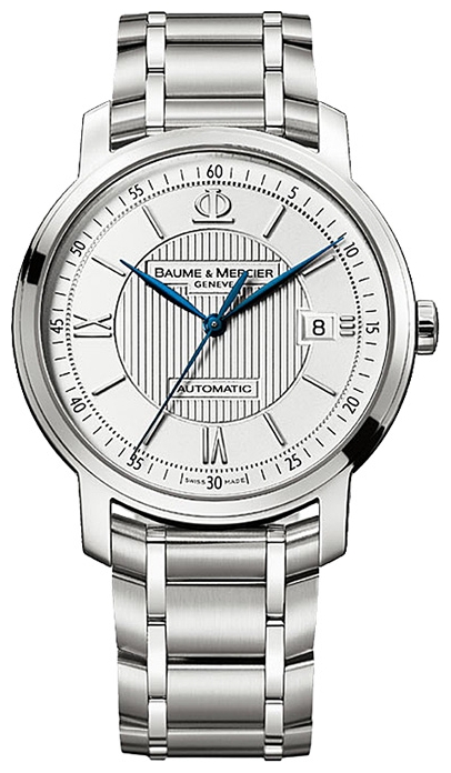 Baume&Mercier Classima Automatic MOAO8837 Baume&Mercier Classima Automatic MOAO8837Наручные часы<br>Швейцарские часы Baume&Mercier Classima Automatic MOAO8837<br><br>Пол: Мужские<br>Страна-производитель: Швейцария<br>Механизм: Механический<br>Материал корпуса: Сталь<br>Материал ремня/браслета: Сталь<br>Водозащита, диапазон: 20 - 100 м<br>Стекло: Сапфировое<br>Толщина корпуса: 10 мм<br>Стиль: Классика