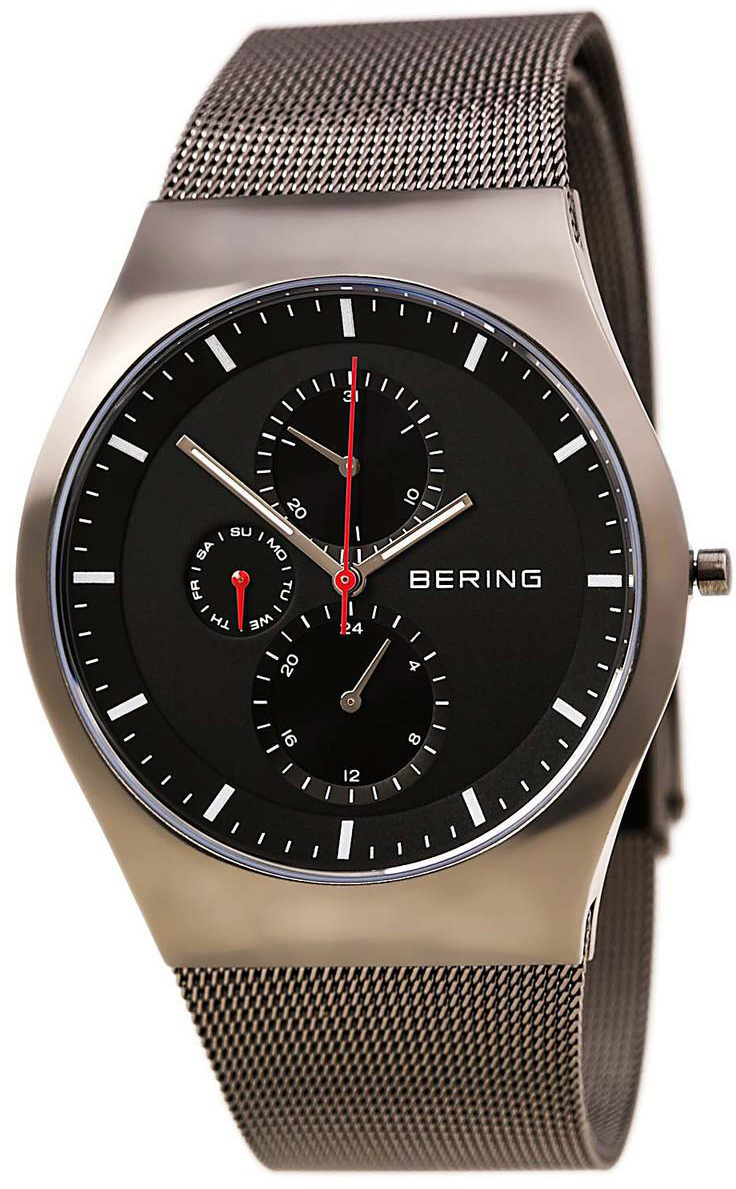 Bering Classic 11942-372 Bering Classic 11942-372Наручные часы<br>Датские часы Bering Classic 11942-372<br><br>Пол: Мужские<br>Страна-производитель: Дания<br>Механизм: Кварцевый<br>Материал корпуса: Сталь<br>Материал ремня/браслета: Сталь<br>Водозащита, диапазон: 20 - 100 м<br>Стекло: Сапфировое<br>Толщина корпуса: None<br>Стиль: Классика