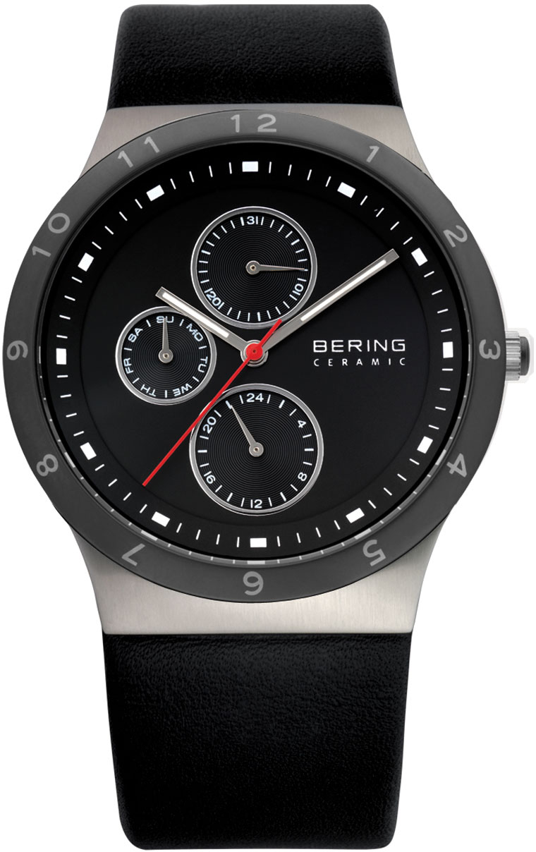 Bering Ceramic 32139-442 Bering Ceramic 32139-442Наручные часы<br>Датские часы Bering Ceramic 32139-442<br><br>Пол: Мужские<br>Страна-производитель: Дания<br>Механизм: Кварцевый<br>Материал корпуса: Сталь<br>Материал ремня/браслета: Кожа<br>Водозащита, диапазон: 20 - 100 м<br>Стекло: Сапфировое<br>Толщина корпуса: None<br>Стиль: Классика
