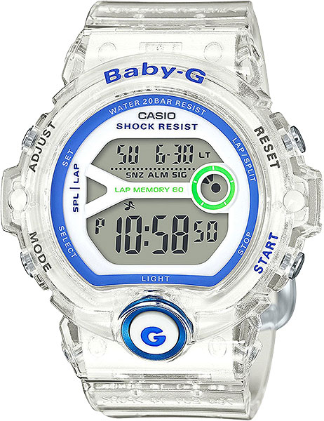 Casio Baby-G BG-6903-7D Casio Baby-G BG-6903-7DНаручные часы<br>Японские часы Casio Baby-G BG-6903-7D<br><br>Пол: Женские<br>Страна-производитель: Япония<br>Механизм: Кварцевый<br>Материал корпуса: Пластик<br>Материал ремня/браслета: Пластик<br>Водозащита, диапазон: None<br>Стекло: Минеральное<br>Толщина корпуса: 13,5 мм<br>Стиль: None