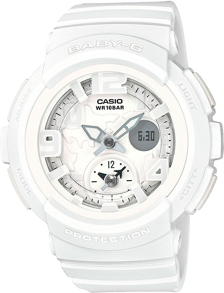 Casio Baby-G BGA-190BC-7B Casio Baby-G BGA-190BC-7BНаручные часы<br>Японские часы Casio Baby-G BGA-190BC-7B<br><br>Пол: Женские<br>Страна-производитель: Япония<br>Механизм: Кварцевый<br>Материал корпуса: Пластик<br>Материал ремня/браслета: Пластик<br>Водозащита, диапазон: None<br>Стекло: Минеральное<br>Толщина корпуса: 15,5 мм<br>Стиль: None