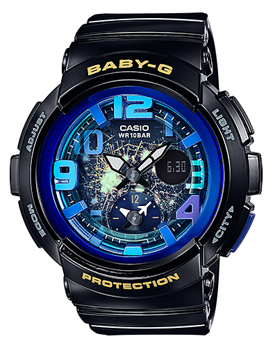 Casio Baby-G BGA-190GL-1B Casio Baby-G BGA-190GL-1BНаручные часы<br>Японские часы Casio Baby-G BGA-190GL-1B<br><br>Пол: Женские<br>Страна-производитель: Япония<br>Механизм: Кварцевый<br>Материал корпуса: Пластик<br>Материал ремня/браслета: Каучук<br>Водозащита, диапазон: None<br>Стекло: Минеральное<br>Толщина корпуса: 15,5 мм<br>Стиль: None