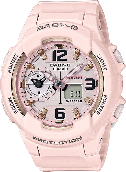 Casio Baby-G BGA-230SC-4B Casio Baby-G BGA-230SC-4BНаручные часы<br>Японские часы Casio Baby-G BGA-230SC-4B<br><br>Пол: Женские<br>Страна-производитель: Япония<br>Механизм: Кварцевый<br>Материал корпуса: Пластик<br>Материал ремня/браслета: Пластик<br>Водозащита, диапазон: None<br>Стекло: Минеральное<br>Толщина корпуса: 15,3 мм<br>Стиль: None