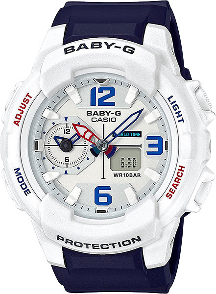 Casio Baby-G BGA-230SC-7B Casio Baby-G BGA-230SC-7BНаручные часы<br>Японские часы Casio Baby-G BGA-230SC-7B<br><br>Пол: Женские<br>Страна-производитель: Япония<br>Механизм: Кварцевый<br>Материал корпуса: Пластик<br>Материал ремня/браслета: Пластик<br>Водозащита, диапазон: None<br>Стекло: Минеральное<br>Толщина корпуса: 15,3 мм<br>Стиль: None