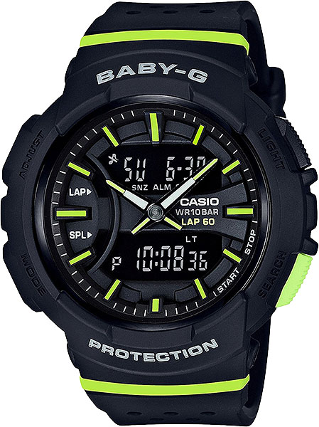 Casio Baby-G BGA-240-1A2 Casio Baby-G BGA-240-1A2Наручные часы<br>Японские часы Casio Baby-G BGA-240-1A2<br><br>Пол: Женские<br>Страна-производитель: Япония<br>Механизм: Кварцевый<br>Материал корпуса: Пластик<br>Материал ремня/браслета: Пластик<br>Водозащита, диапазон: None<br>Стекло: Минеральное<br>Толщина корпуса: 15,3 мм<br>Стиль: None