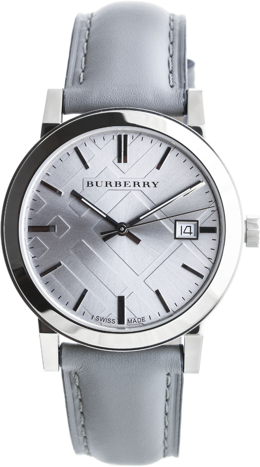 Burberry The City BU9036 Burberry The City BU9036Наручные часы<br>Швейцарские часы Burberry The City BU9036<br><br>Пол: None<br>Страна-производитель: Швейцария<br>Механизм: Кварцевый<br>Материал корпуса: Сталь<br>Материал ремня/браслета: Кожа<br>Водозащита, диапазон: None<br>Стекло: Сапфировое<br>Толщина корпуса: 8,5 мм<br>Стиль: None