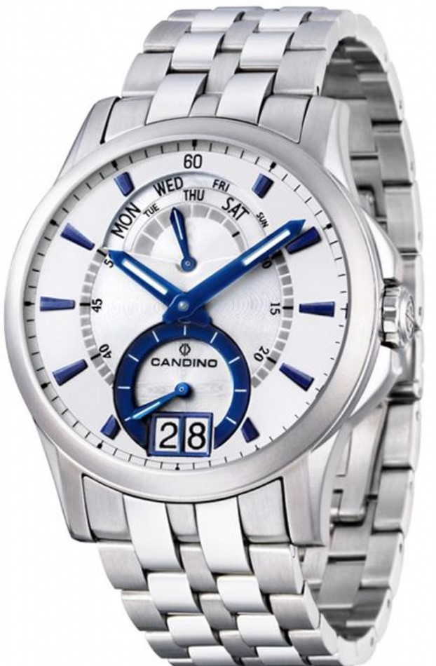 Candino Elegance C4389/1 Candino Elegance C4389/1Наручные часы<br>Швейцарские часы Candino Elegance C4389/1<br><br>Пол: Мужские<br>Страна-производитель: Швейцария<br>Механизм: Кварцевый<br>Материал корпуса: Сталь<br>Материал ремня/браслета: Сталь<br>Водозащита, диапазон: 100 - 150 м<br>Стекло: Сапфировое<br>Толщина корпуса: 10 мм<br>Стиль: Классика