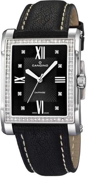 Candino Elegance C4437/5 Candino Elegance C4437/5Наручные часы<br>Швейцарские часы Candino Elegance C4437/5<br><br>Пол: Женские<br>Страна-производитель: Швейцария<br>Механизм: Кварцевый<br>Материал корпуса: Сталь<br>Материал ремня/браслета: Кожа<br>Водозащита, диапазон: 20 - 100 м<br>Стекло: Сапфировое<br>Толщина корпуса: 9 мм<br>Стиль: Классика