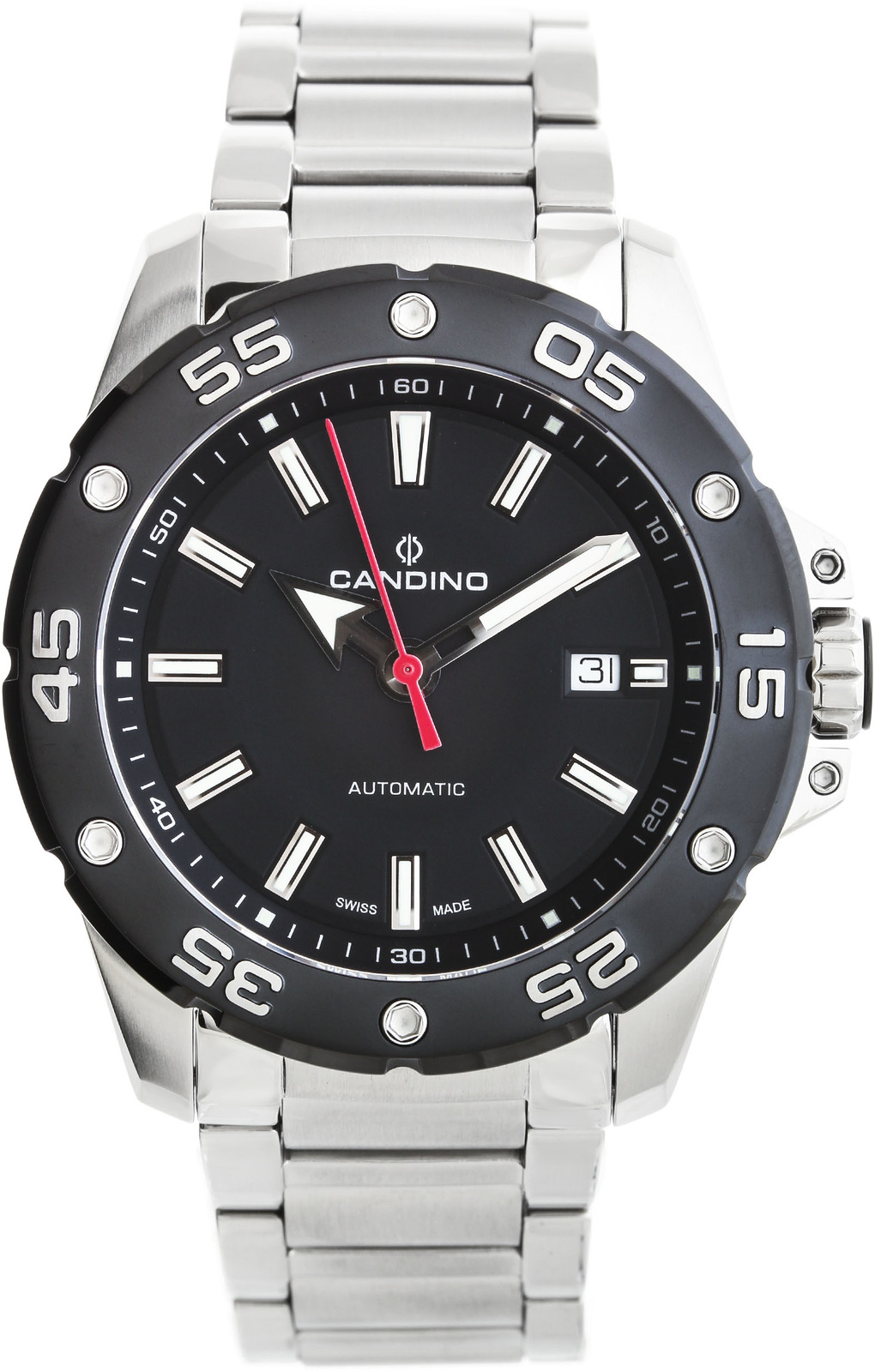Candino Sport C4452/3 Candino Sport C4452/3Наручные часы<br>Швейцарские часы Candino Sport C4452/3<br><br>Пол: Мужские<br>Страна-производитель: Швейцария<br>Механизм: Механический<br>Материал корпуса: Сталь<br>Материал ремня/браслета: Сталь<br>Водозащита, диапазон: 100 - 150 м<br>Стекло: Сапфировое<br>Толщина корпуса: None<br>Стиль: Классика