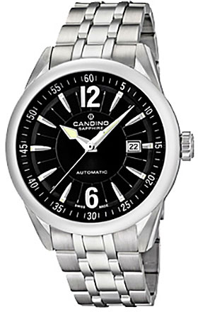 Candino Automatic C4480/3 Candino Automatic C4480/3Наручные часы<br>Швейцарские часы Candino Automatic C4480/3Модель входит в коллекцию Automatic. Это модные мужские часы. Материал корпуса часов — сталь. В этих часах используется сапфировое стекло. Водозащита - 100 м.<br><br>Пол: Мужские<br>Страна-производитель: Швейцария<br>Механизм: Механический<br>Материал корпуса: Сталь<br>Материал ремня/браслета: Сталь<br>Водозащита, диапазон: 100 - 150 м<br>Стекло: Сапфировое<br>Толщина корпуса: None<br>Стиль: None