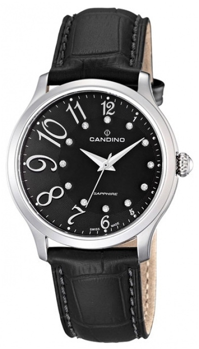 Candino Elegance C4481/3 Candino Elegance C4481/3Наручные часы<br>Швейцарские часы Candino Elegance C4481/3Часы входят в модельный ряд коллекции Elegance . Это великолепные женские часы. Материал корпуса часов — сталь. В этих часах используется сапфировое стекло. Водозащита - 50 м.<br><br>Пол: Женские<br>Страна-производитель: Швейцария<br>Механизм: Кварцевый<br>Материал корпуса: Сталь<br>Материал ремня/браслета: Кожа<br>Водозащита, диапазон: 20 - 100 м<br>Стекло: Сапфировое<br>Толщина корпуса: None<br>Стиль: None
