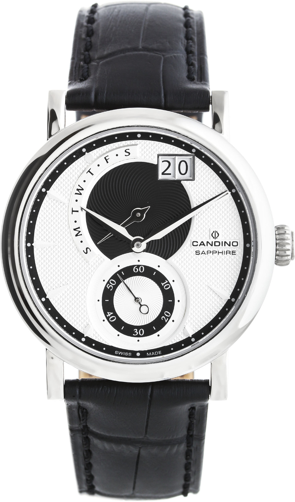 Candino Elegance C4485/2 Candino Elegance C4485/2Наручные часы<br>Швейцарские часы Candino Elegance C4485/2<br><br>Пол: Мужские<br>Страна-производитель: Швейцария<br>Механизм: Кварцевый<br>Материал корпуса: Сталь<br>Материал ремня/браслета: Кожа<br>Водозащита, диапазон: None<br>Стекло: Сапфировое<br>Толщина корпуса: None<br>Стиль: None