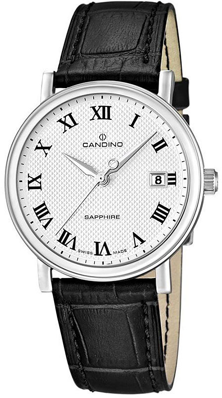 Candino Classic C4487/4 Candino Classic C4487/4Наручные часы<br>Швейцарские часы Candino Classic C4487/4<br><br>Пол: Мужские<br>Страна-производитель: Швейцария<br>Механизм: Кварцевый<br>Материал корпуса: Сталь<br>Материал ремня/браслета: Кожа<br>Водозащита, диапазон: None<br>Стекло: Сапфировое<br>Толщина корпуса: None<br>Стиль: None