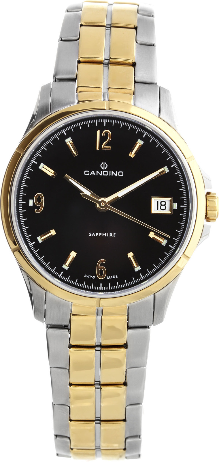 Candino Elegance C4534/3 Candino Elegance C4534/3Наручные часы<br>Швейцарские часы Candino Elegance C4534/3<br><br>Пол: Женские<br>Страна-производитель: Швейцария<br>Механизм: Кварцевый<br>Материал корпуса: Сталь<br>Материал ремня/браслета: Сталь<br>Водозащита, диапазон: 20 - 100 м<br>Стекло: Сапфировое<br>Толщина корпуса: 8 мм<br>Стиль: Классика