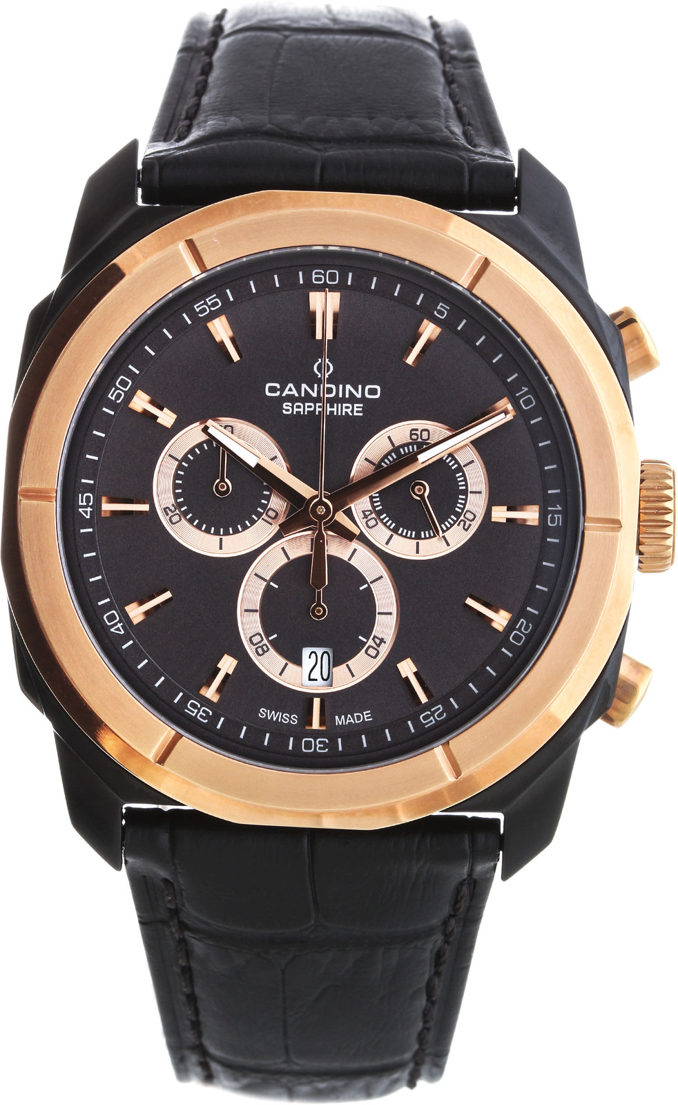 Candino Elegance C4584/1 Candino Elegance C4584/1Наручные часы<br>Швейцарские часы Candino Elegance C4584/1<br><br>Пол: Мужские<br>Страна-производитель: Швейцария<br>Механизм: Кварцевый<br>Материал корпуса: Сталь<br>Материал ремня/браслета: Кожа<br>Водозащита, диапазон: 100 - 150 м<br>Стекло: Сапфировое<br>Толщина корпуса: None<br>Стиль: Классика