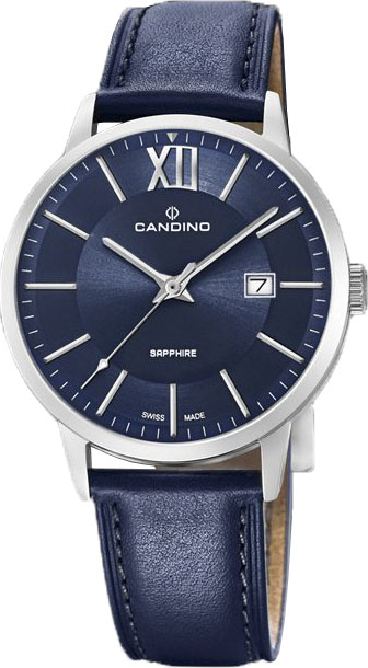 Candino Classic C4618/4 Candino Classic C4618/4Наручные часы<br>Швейцарские часы Candino Classic C4618/4<br><br>Пол: Мужские<br>Страна-производитель: Швейцария<br>Механизм: Кварцевый<br>Материал корпуса: Сталь<br>Материал ремня/браслета: Кожа<br>Водозащита, диапазон: None<br>Стекло: Сапфировое<br>Толщина корпуса: None<br>Стиль: None