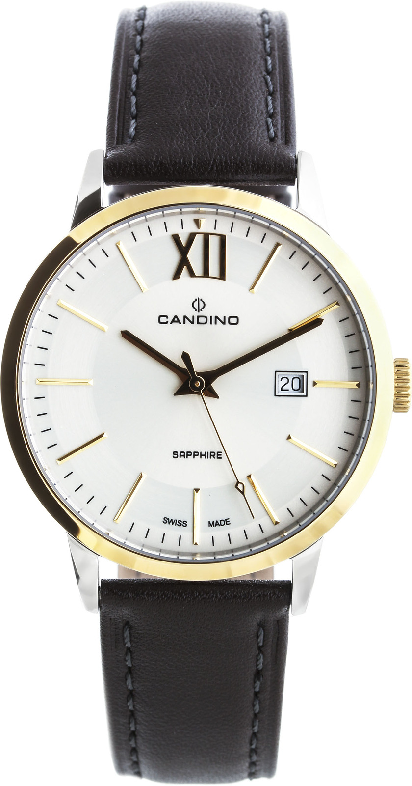 Candino Classic C4619/1 Candino Classic C4619/1Наручные часы<br>Швейцарские часы Candino Classic C4619/1<br><br>Пол: Мужские<br>Страна-производитель: Швейцария<br>Механизм: Кварцевый<br>Материал корпуса: Сталь<br>Материал ремня/браслета: Кожа<br>Водозащита, диапазон: None<br>Стекло: Сапфировое<br>Толщина корпуса: None<br>Стиль: None