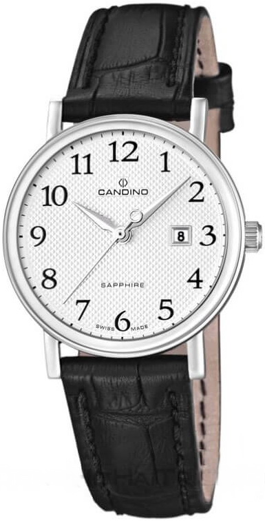 Candino Classic C4488/1 Candino Classic C4488/1Наручные часы<br>Швейцарские часы Candino Classic C4488/1<br><br>Пол: Женские<br>Страна-производитель: Швейцария<br>Механизм: Кварцевый<br>Материал корпуса: Сталь<br>Материал ремня/браслета: Кожа<br>Водозащита, диапазон: 20 - 100 м<br>Стекло: Сапфировое<br>Толщина корпуса: 7 мм<br>Стиль: Классика