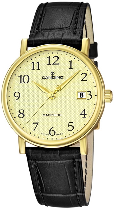 Candino Classic C4489/1 Candino Classic C4489/1Наручные часы<br>Швейцарские часы Candino Classic C4489/1<br><br>Пол: Мужские<br>Страна-производитель: Швейцария<br>Механизм: Кварцевый<br>Материал корпуса: Сталь<br>Материал ремня/браслета: Кожа<br>Водозащита, диапазон: 20 - 100 м<br>Стекло: Сапфировое<br>Толщина корпуса: 5 мм<br>Стиль: Классика