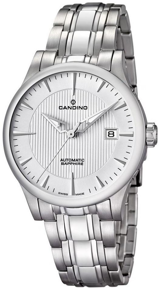 Candino Classic C4495/3 Candino Classic C4495/3Наручные часы<br>Швейцарские часы Candino Classic C4495/3<br><br>Пол: Мужские<br>Страна-производитель: Швейцария<br>Механизм: Механический<br>Материал корпуса: Сталь<br>Материал ремня/браслета: Сталь<br>Водозащита, диапазон: 100 - 150 м<br>Стекло: Сапфировое<br>Толщина корпуса: 10 мм<br>Стиль: Классика