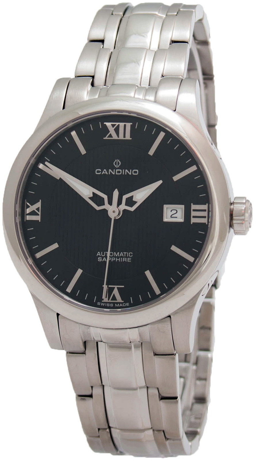 Candino Classic C4495/4 Candino Classic C4495/4Наручные часы<br>Швейцарские часы Candino Classic C4495/4<br><br>Пол: Мужские<br>Страна-производитель: Швейцария<br>Механизм: Механический<br>Материал корпуса: Сталь<br>Материал ремня/браслета: Сталь<br>Водозащита, диапазон: 100 - 150 м<br>Стекло: Сапфировое<br>Толщина корпуса: 10 мм<br>Стиль: Классика