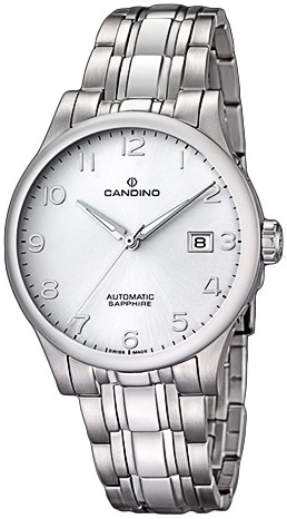 Candino Classic C4495/6 Candino Classic C4495/6Наручные часы<br>Швейцарские часы Candino Classic C4495/6<br><br>Пол: Мужские<br>Страна-производитель: Швейцария<br>Механизм: Механический<br>Материал корпуса: Сталь<br>Материал ремня/браслета: Сталь<br>Водозащита, диапазон: 100 - 150 м<br>Стекло: Сапфировое<br>Толщина корпуса: 10 мм<br>Стиль: Классика