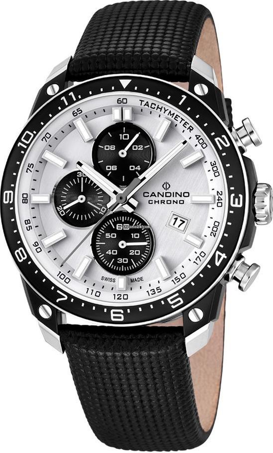 Candino Sport C4520/1 Candino Sport C4520/1Наручные часы<br>Швейцарские часы Candino Sport C4520/1<br><br>Пол: Мужские<br>Страна-производитель: Швейцария<br>Механизм: Кварцевый<br>Материал корпуса: Сталь<br>Материал ремня/браслета: Кожа<br>Водозащита, диапазон: 100 - 150 м<br>Стекло: Сапфировое<br>Толщина корпуса: 12 мм<br>Стиль: Спорт