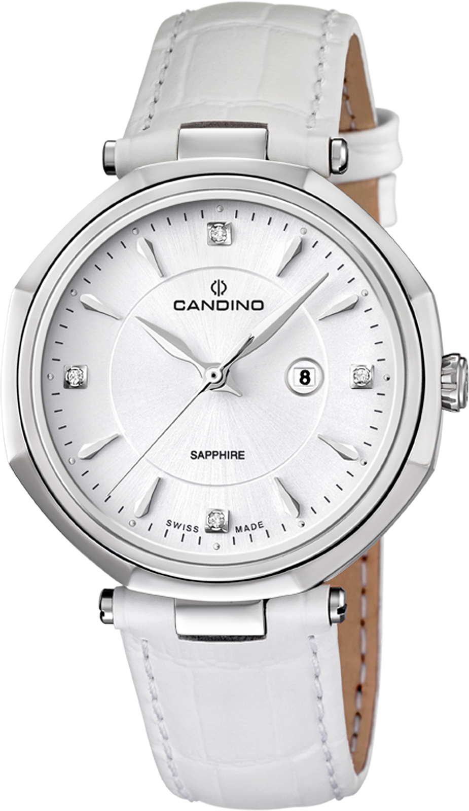 Candino Classic C4524/2 Candino Classic C4524/2Наручные часы<br>Швейцарские часы Candino Classic C4524/2<br><br>Пол: Женские<br>Страна-производитель: Швейцария<br>Механизм: Кварцевый<br>Материал корпуса: Сталь<br>Материал ремня/браслета: Кожа<br>Водозащита, диапазон: 20 - 100 м<br>Стекло: Сапфировое<br>Толщина корпуса: 7 мм<br>Стиль: Классика