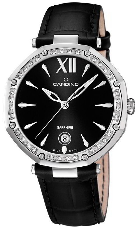 Candino Classic C4526/4 Candino Classic C4526/4Наручные часы<br>Швейцарские часы Candino Classic C4526/4<br><br>Пол: Женские<br>Страна-производитель: Швейцария<br>Механизм: Кварцевый<br>Материал корпуса: Сталь<br>Материал ремня/браслета: Кожа<br>Водозащита, диапазон: 20 - 100 м<br>Стекло: Сапфировое<br>Толщина корпуса: 7 мм<br>Стиль: Классика