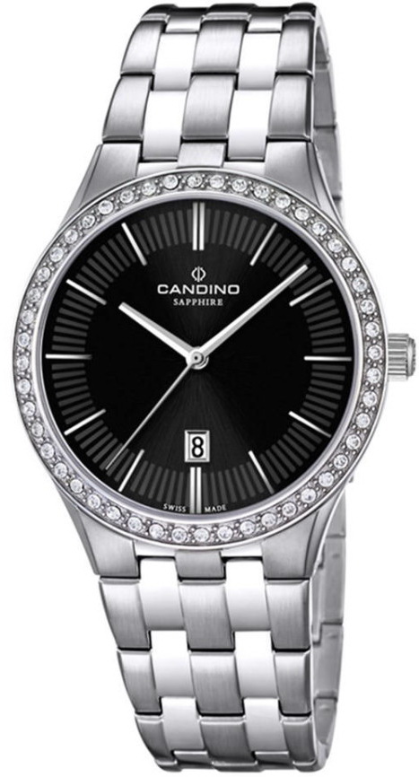 Candino Classic C4544/3 Candino Classic C4544/3Наручные часы<br>Швейцарские часы Candino Classic C4544/3<br><br>Пол: Женские<br>Страна-производитель: Швейцария<br>Механизм: Кварцевый<br>Материал корпуса: Сталь<br>Материал ремня/браслета: Сталь<br>Водозащита, диапазон: 20 - 100 м<br>Стекло: Сапфировое<br>Толщина корпуса: 7 мм<br>Стиль: Классика