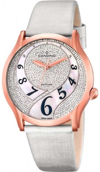 Candino Elegance C4553/1 Candino Elegance C4553/1Наручные часы<br>Швейцарские часы Candino Elegance C4553/1<br><br>Пол: Женские<br>Страна-производитель: Швейцария<br>Механизм: Кварцевый<br>Материал корпуса: Сталь<br>Материал ремня/браслета: Текстиль<br>Водозащита, диапазон: 20 - 100 м<br>Стекло: Сапфировое<br>Толщина корпуса: 7 мм<br>Стиль: Мода