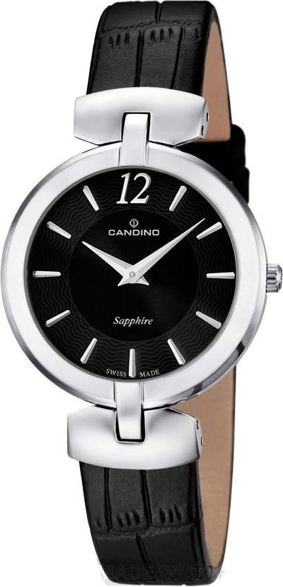 Candino Elegance C4566/2 Candino Elegance C4566/2Наручные часы<br>Швейцарские часы Candino Elegance C4566/2<br><br>Пол: Женские<br>Страна-производитель: Швейцария<br>Механизм: Кварцевый<br>Материал корпуса: Сталь<br>Материал ремня/браслета: Кожа<br>Водозащита, диапазон: 20 - 100 м<br>Стекло: Сапфировое<br>Толщина корпуса: 6 мм<br>Стиль: Классика