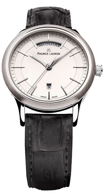 Maurice Lacroix Les Classiques LC1007-SS001-130 Maurice Lacroix Les Classiques LC1007-SS001-130Наручные часы<br>Швейцарские часы Maurice Lacroix Les Classiques LC1007-SS001-130Данная модель входит в коллекцию Les Classiques. Это великолепные Мужские часы. Материал корпуса часов — Сталь. Ремень — Кожа. В этой модели стоит Сапфировое стекло. Водозащита этой модели 30 м. Основной цвет циферблата Белый. Диаметр корпуса часов составляет 38мм.<br><br>Пол: Мужские<br>Страна-производитель: Швейцария<br>Механизм: Кварцевый<br>Материал корпуса: Сталь<br>Материал ремня/браслета: Кожа<br>Водозащита, диапазон: 20 - 100 м<br>Стекло: Сапфировое<br>Толщина корпуса: None<br>Стиль: Классика