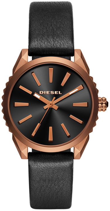 Diesel Nuki DZ5559 Diesel Nuki DZ5559Наручные часы<br>Итальянские часы Diesel Nuki DZ5559<br><br>Пол: Женские<br>Страна-производитель: Италия<br>Механизм: Кварцевый<br>Материал корпуса: Сталь<br>Материал ремня/браслета: Кожа<br>Водозащита, диапазон: None<br>Стекло: Минеральное<br>Толщина корпуса: 10 мм<br>Стиль: None